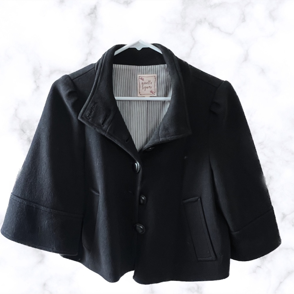 nanette lepore cropped jacket